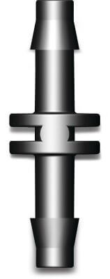 Schlauchverbinder PP 3,5 bar Tülle Schwarz