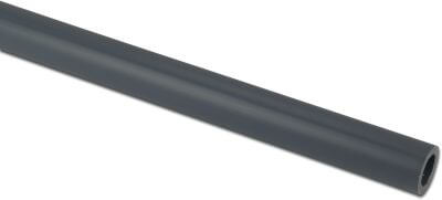 Gängat rör PVC-U 10 bar slät grå