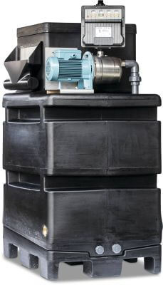 Zulaufbehälter BELGAQUA Außengewinde Typ Hydrobox 500 mit MXAM 405 & Logicpres Set