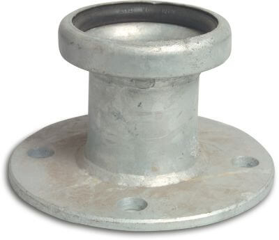 Quick coupler adaptor steel female part Bauer x flange type Bauer S73