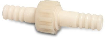 Verschraubung Nylon 16 bar Schlauchtülle Weiß