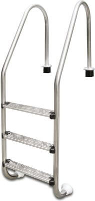 Flotide Tiefenbeckenleiter Edelstahl 304 Typ breites Modell
