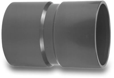 VDL Sok PVC-U lijmmof grijs