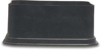 Extension pour regard de vannes PP noir