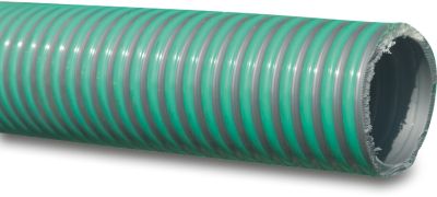 Merlett Spiral suction hose PVC green/grey type Arizona
