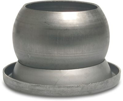 Quick coupler ball steel male part Italian x butt welding type Italian