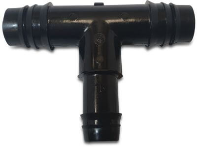 Tavlit Verloop T-stuk 90° PP 8 bar barbed