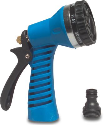 Spritzpistole Kunststoff Innengewinde/klick Blau Typ Six