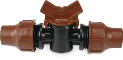 Miniventil PE lås brun type BF-92 lock