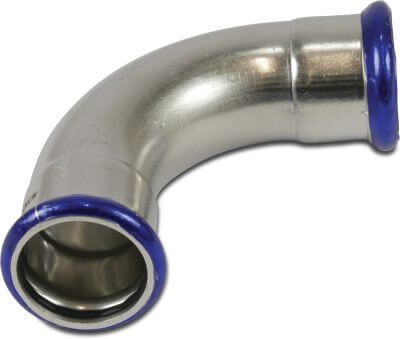 Bonfix Bend 90° stainless steel 316L KIWA press