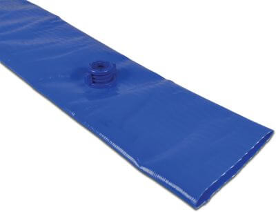 Flachschlauch PVC 4 bar Dunkelblau