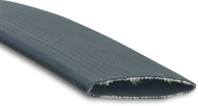 Flat slang gummi svart type Flextex