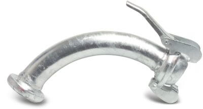 Bend 90° steel female part Bauer x male part Bauer type Bauer S11