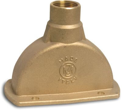MZ Schieber-Oberteil Messing 6"