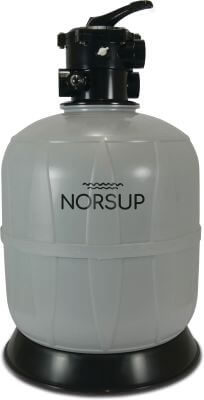 Norsup Zandfilter PP 3,75 bar binnendraad grijs