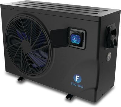 Flotide Wärmepumpe Inverter ABS CE Schwarz Seitlich SX