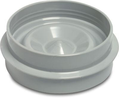 Kappe PVC-U Klebemuffe/Klebestutzen Grau