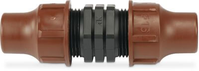 Schlauchverbinder PP 6 bar lock Braun Typ BF-12 lock