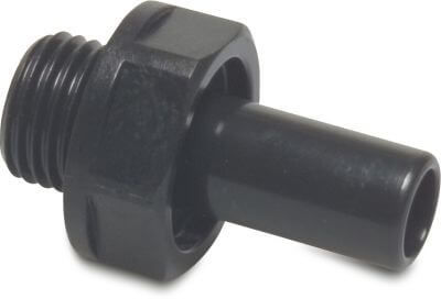 Speedfit Übergangsnippel POM 10 bar Stutzen x Außengewinde Schwarz Typ Super