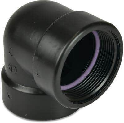 Tavlit Winkel 90° PP 10 bar Innengewinde Typ Self Seal