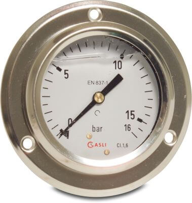 Einbaumanometer Außengewinde Typ Glyzeringefüllt