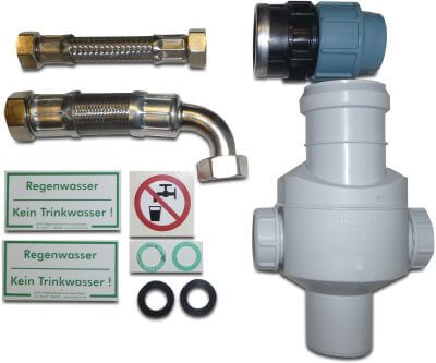 Profec Montageset für Regenwassermanager Typ MONO mit Rückflusssicherung