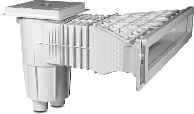 Flotide Skimmer ABS Innengewinde Weiß Typ High Waterline Folienpools rechteckig