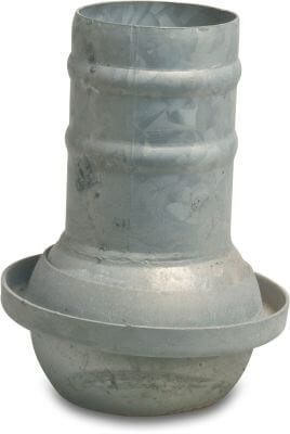 Quick coupler adaptor steel male part Italian x hose tail type Italian
