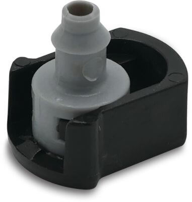 NaanDan Fast-n-Fast connector Schwarz/Grau