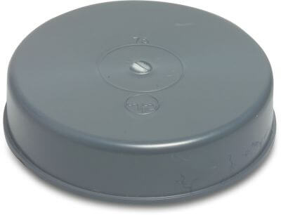 Kappe PVC-U KOMO Klebemuffe Grau
