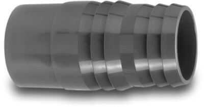 VDL Slangtule PVC-U lijmspie x slangtule grijs