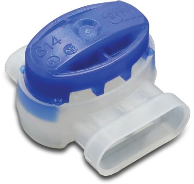 Wire connector blue/white type 3M Scotchlok 314 self-stripping