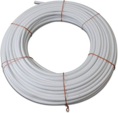 Druckrohr PE40 4 bar Glatt Weiß