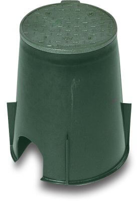 Hydrantput rond HDPE groen Circular