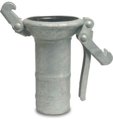 Quick coupler adaptor steel female part Italian x hose tail type Italian