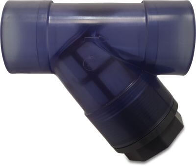 Schmutzfänger PVC-U Klebemuffe Transparent