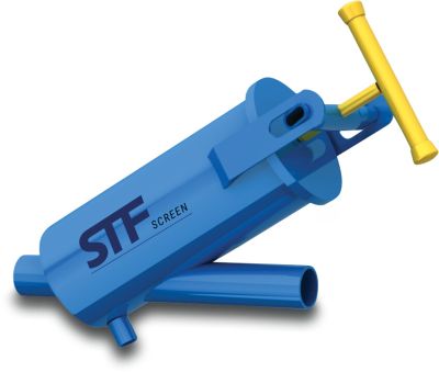 STF Inline-Filter carbon steel ST37.2 10 bar Innengewinde Blau
