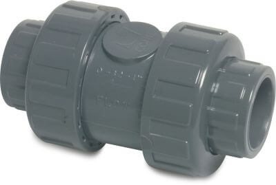 Profec Non return valve PVC-U 16 bar imperial glue socket grey type 5000