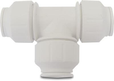 Speedfit T-koppling 90° POM DVGW/KIWA/WRAS 10 bar push-in vit