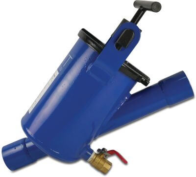 Yamit Inline filter carbon steel ST37.2 8 bar female thread blue type Serie 200