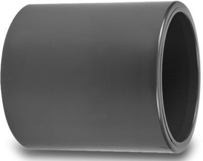 VDL Transition socket PVC-U 10 bar glue socket x imperial glue socket grey