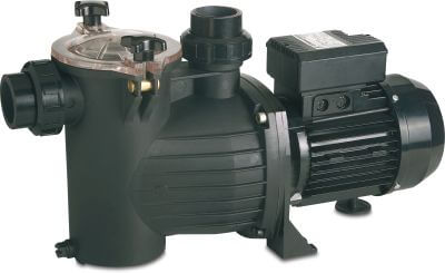 Saci Poolpump glasfiberförstärkt polyester limsockel svart