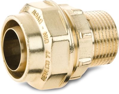 Beulco Kupplung Messing KIWA 10 bar Klemm x Außengewinde