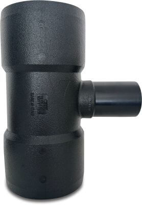 Profec Verloop T-stuk 90° PE100 DVGW electrolassok zwart