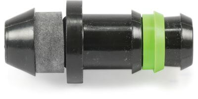 Schlauchverbinder POM 4 bar Tülle x Einsteck Schwarz