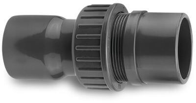 VDL 2/3 union coupler PVC-U 10 bar grey
