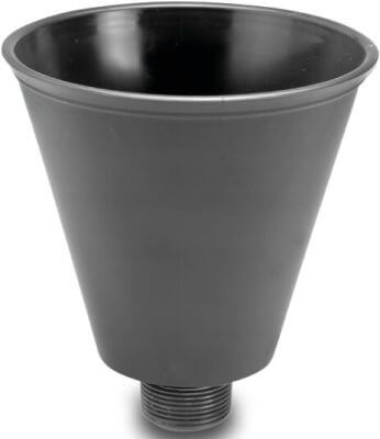 VDL Pumptratt PVC-U utvändig gänga grå
