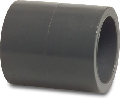 Socket PVC-U glue socket grey