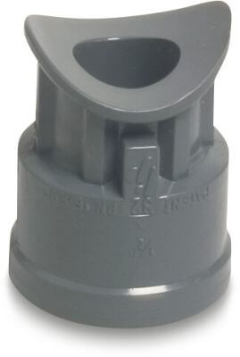 Aufklebeabzweig PVC-U 10 bar Aufklebe x Innengewinde Grau