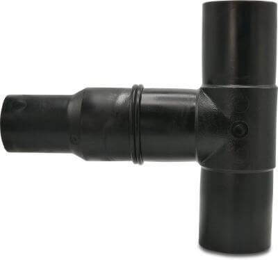 Profec Verloop T-stuk 90° PE100 DVGW spie zwart